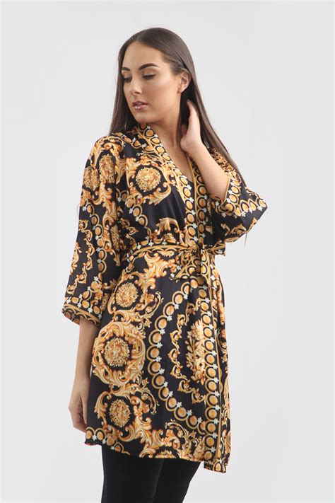 versace kimono robe